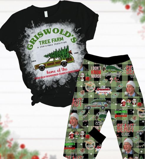 Discover Griswold Pajamas Set, National Lampoon's Christmas Vacation Tee
