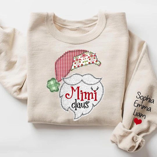 Discover Personalized Mimi Claus Sweatshirt Christmas Sweatshirt, Pullover for Grandma