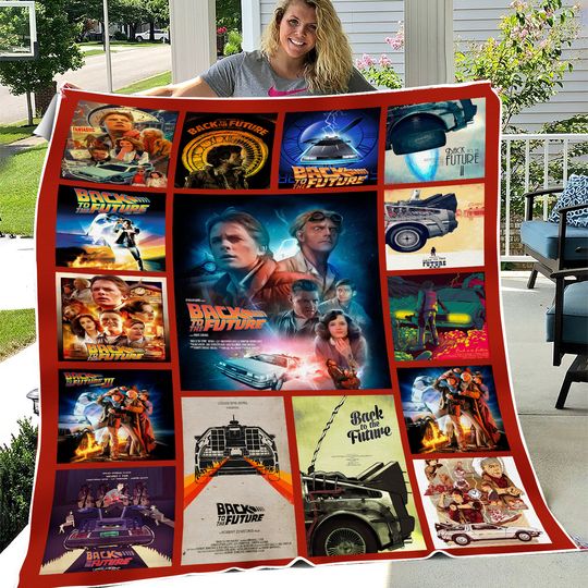 Discover Back To The Future Movie Fleece Blanket