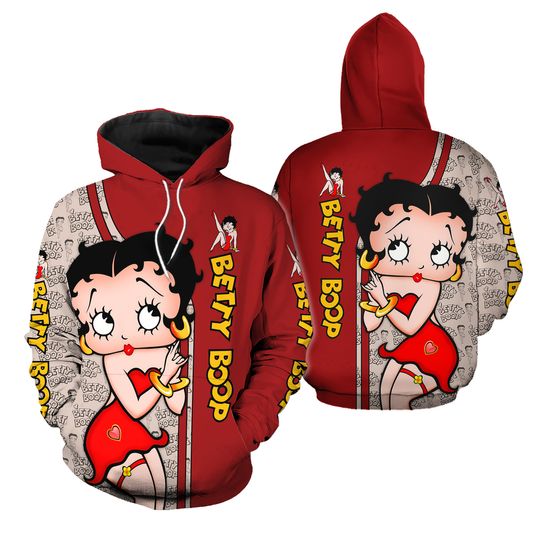 Discover Betty Boop Hoodie Leggings Set, Betty Boop Hoodie Women, Betty Boop 3D Hoodies,Betty Boop Fan Gift