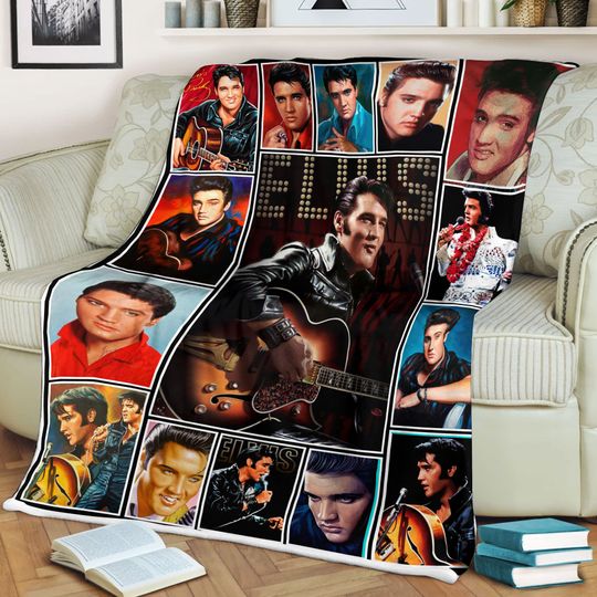 Discover Elvis Presley Modern Fleece Blanket