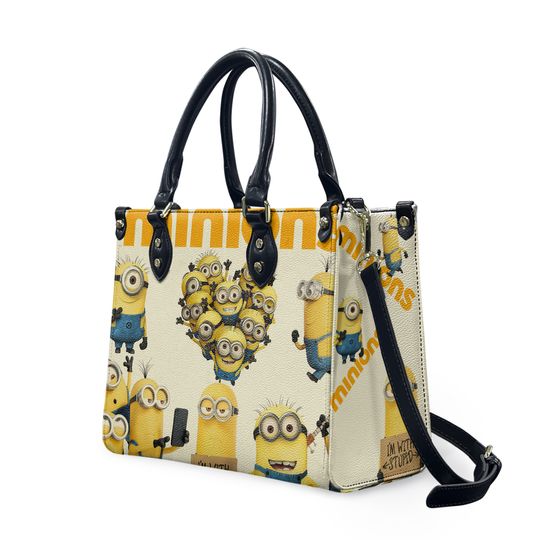 Discover Minions Leather Handbag - Stylish Minions Accessory