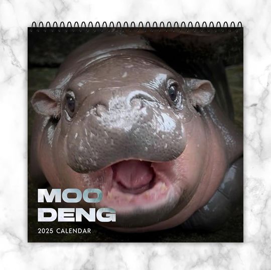 Discover Ugly Moo Deng Calendar 2025