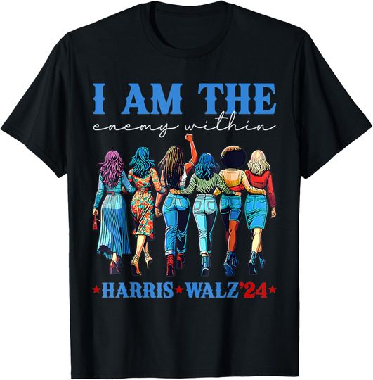Discover I Am The Enemy Within Kamala Harris 2024 T-Shirt