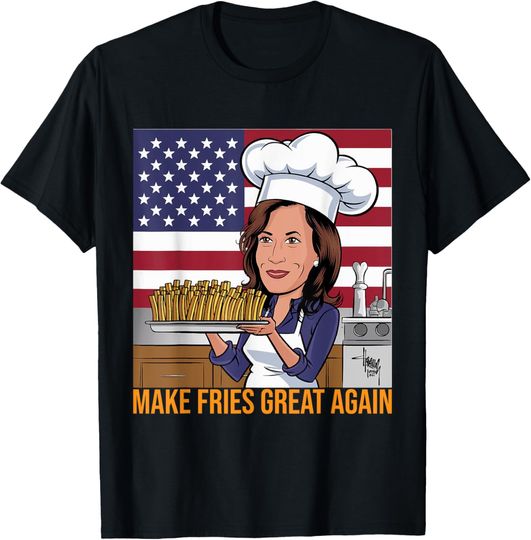 Discover Make Fries Great Again - Kamala Harris Vance 2024 T-Shirt