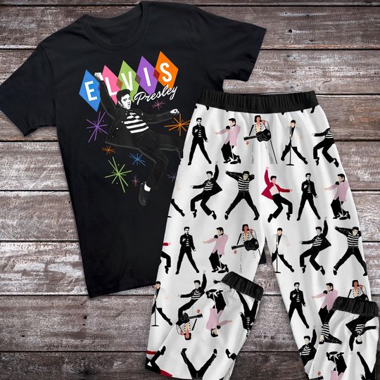 Discover Elvis Presley Holiday Pajamas Set