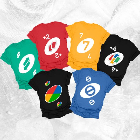 Discover Uno Family Matching Halloween Costume Shirt