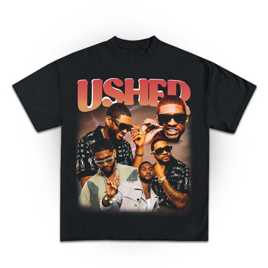 Discover Usher Graphic T-Shirt Bootleg Tee Shirt