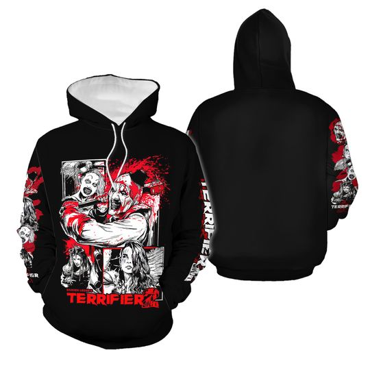 Discover Terrifier Movie Trendy Hoodie Joggers Sets,Halloween Art The Clown Jogger, Horror Fan Lover Gift