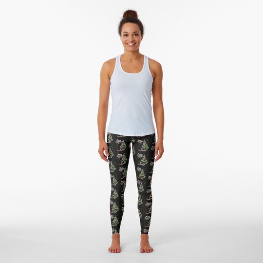 Discover Sequin Christmas Tree, Christmas tree lovers Leggings