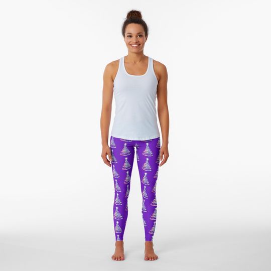 Discover Sequin Christmas Tree, Christmas tree lovers Leggings