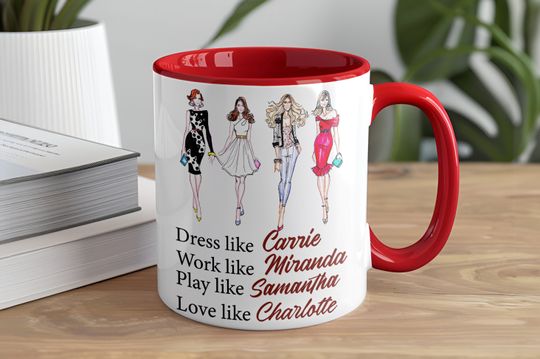 Discover Dress Like Carrie Work Like Miranda Mug - sx And The City Bradshaw Gift Idea