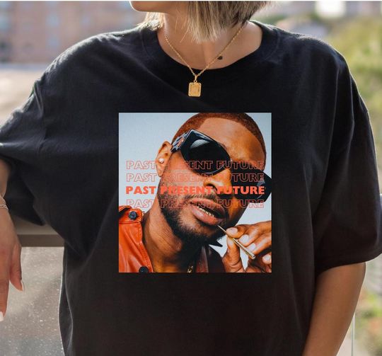 Discover Usher Concert Tshirt, Usher Past Present Future Tour
