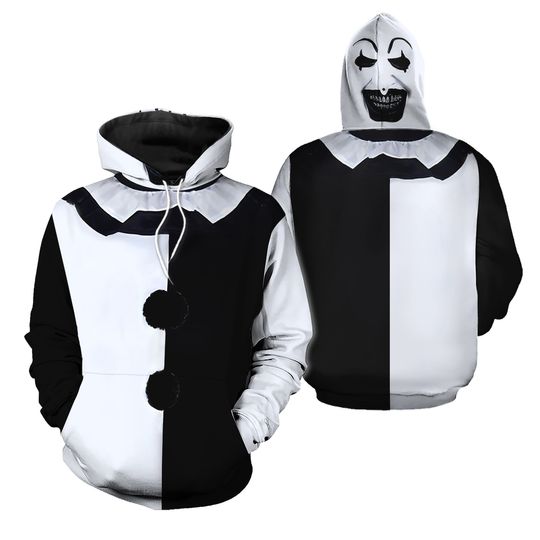 Discover Horror Clown Cosplay Costume, Clown Cosplay 3D Hoodie