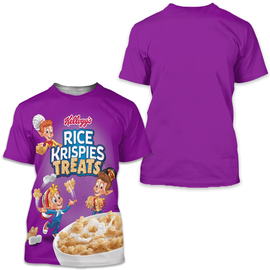 Discover Kelloggs Rice Krispies Treats Tshirt Group Halloween Costumes Group Candy 3D Shirt