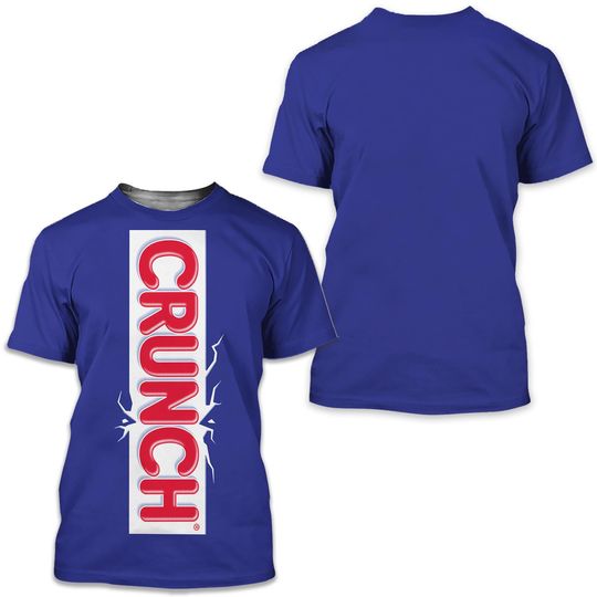 Discover Crunch Chocolate Bar Halloween Costume Shirt, Halloween Chocolate Bar 3D Shirt