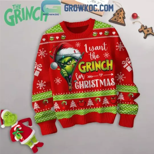Discover funny character I Want The funny character For Christmas Red Ugly Sweater