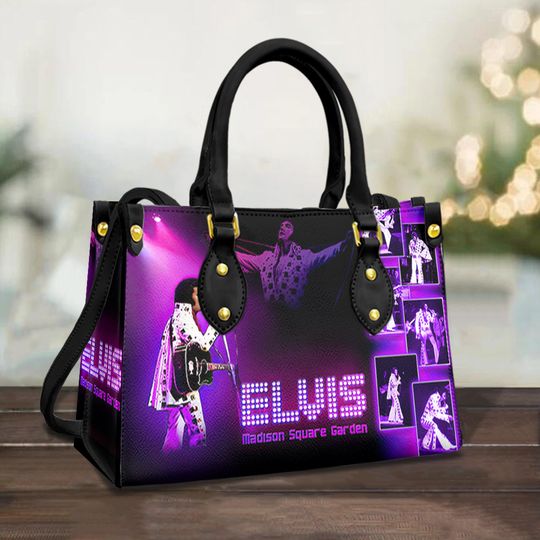 Discover Elvis Presley Leather Handbag, Vintage Elvis Gift For Fan