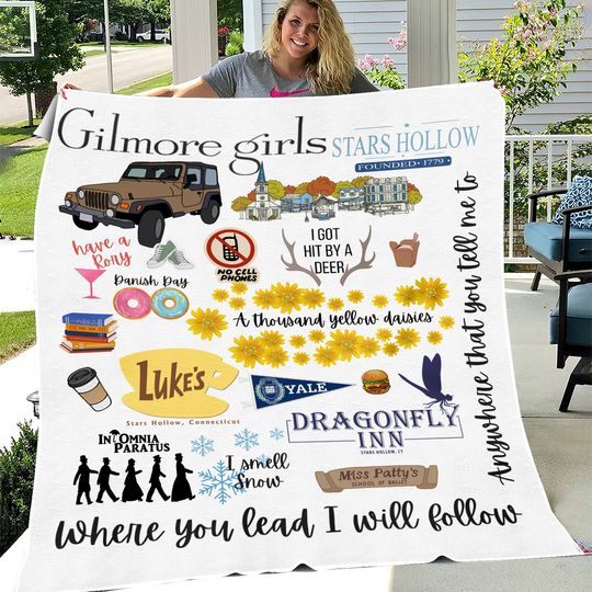 Discover Soft Fleece Blanket for Gilmore Girls Fans