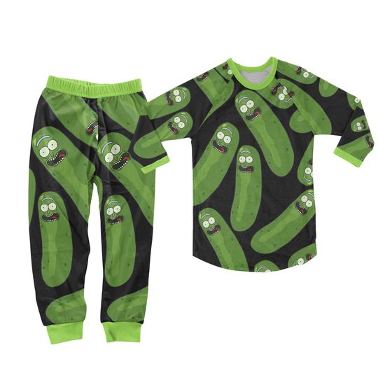 Discover Rick And Rickandmorty Pajamas Set, Cartoon Character Pajamas Set