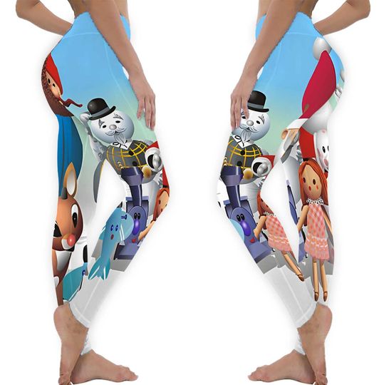 Discover Rudolph and Friends | DreamscapesbyTeresa Leggings