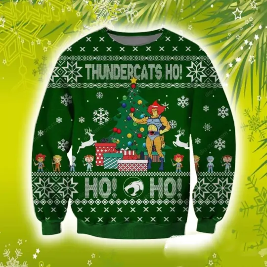 Discover Thundercats Ho 3d Christmas Knitting Pattern Ugly Sweater