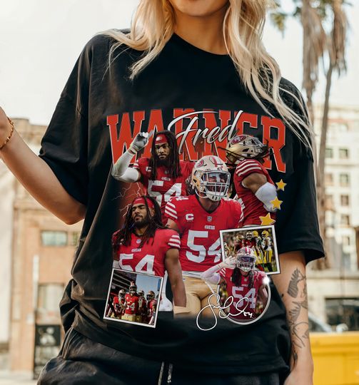 Discover Vintage 90s Graphic Fred Warner T-Shirt, Fred Warner Tees vintage