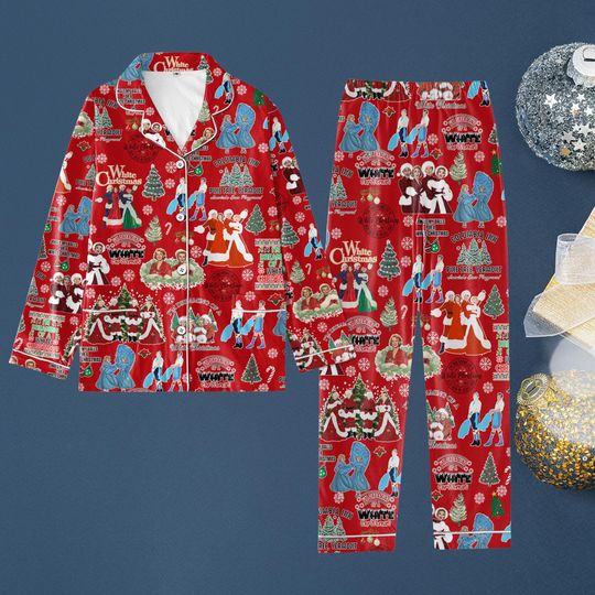 Discover White Christmas Pajamas Set, I'm Dreaming Of A White Christmas Pjs