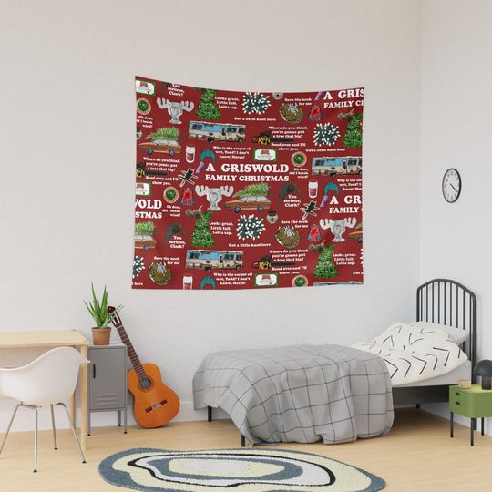 Discover Christmas Vacation Tapestry