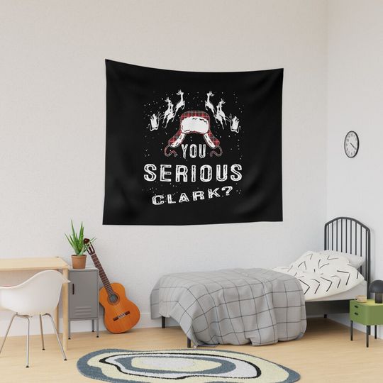 Discover You Serious Clark Christmas Vacation, Funny Xmas Tapestry