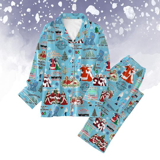 Discover White Christmas Pajmas Set, Dreaming Of A White Christmas Set Pjs