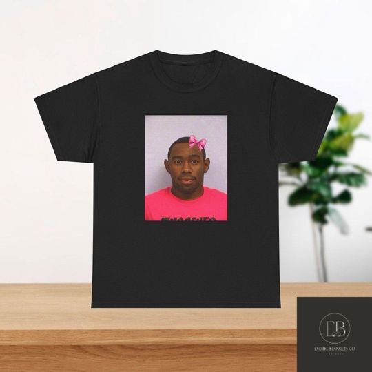 Discover Tyler the Creator Mugshot Tee, Unisex Graphic T-Shirt, Hip Hop Rappe
