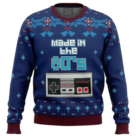 Discover Nintendo Made in the 80s Ugly Christmas Sweater