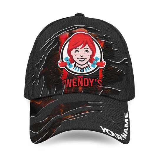 Discover Personalized Wendy's Hamburgers Baseball Caps XS18