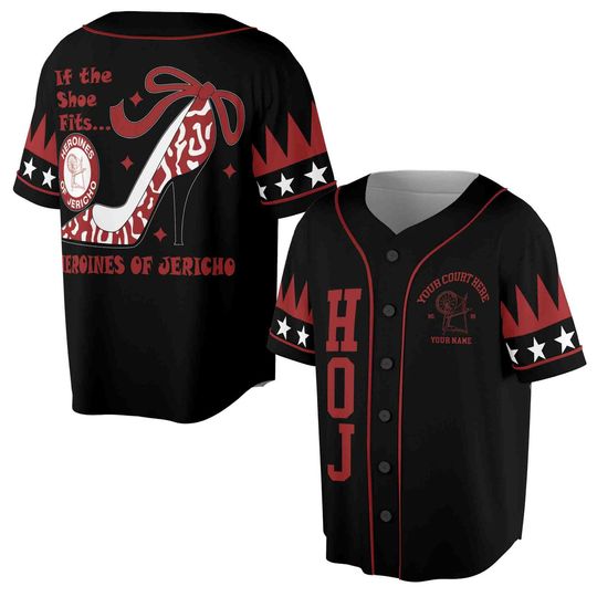 Discover Customized Heroines of Jericho HOJ Sisterhood Baseball Jersey S-5XL