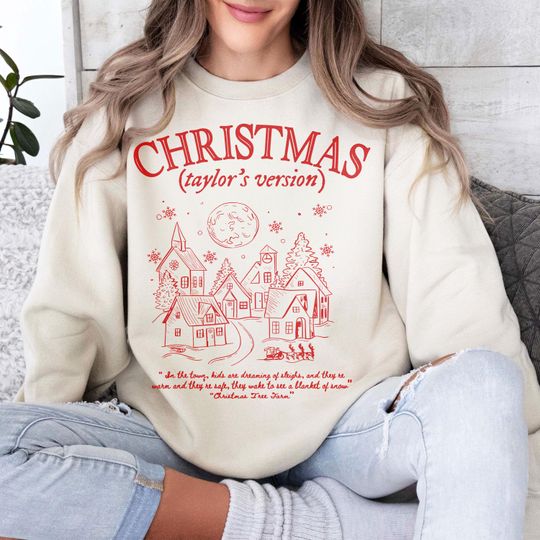 Discover Christmas Swiftie Sweatshirt, Taylor's Version Sweatshirt
