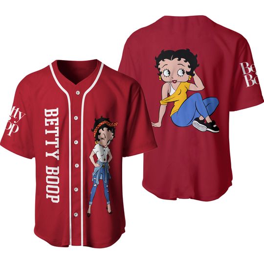 Discover Betty Boop Baseball Jersey