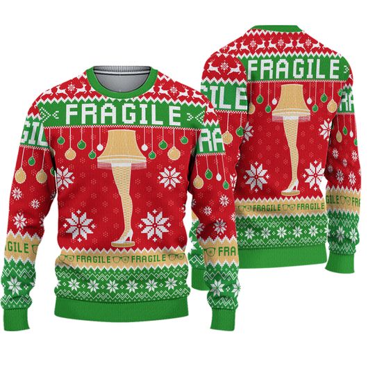 Discover Christmas Story Ugly Christmas Sweater Fragile