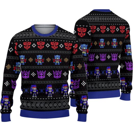 Discover Transformers Christmas Ugly Sweater
