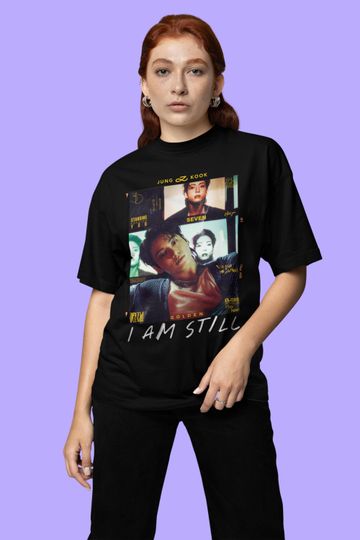 Discover JK Jungkook "I am Still" shirt golden shirt