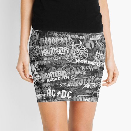 Discover Heavy metal bands Mini Skirt