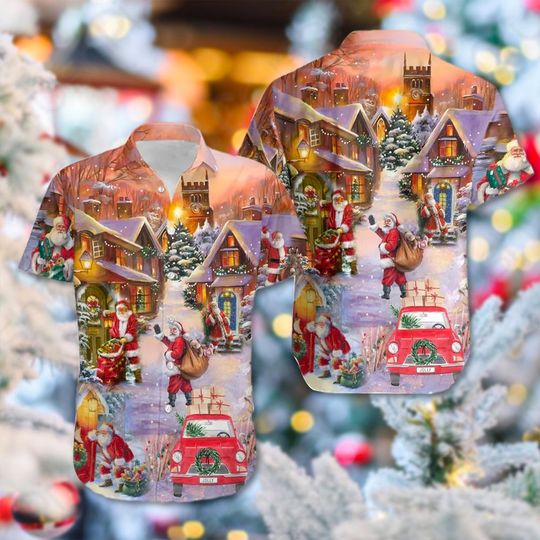 Discover Santa Claus Hawaiian Shirt for Christmas Gifts