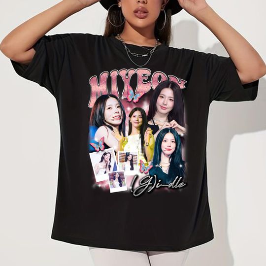 Discover Miyeon Gidle Graphic T-shirt, GIDLE i-DOL World Tour T-shirt, G-Idle I Sway Album Shirt