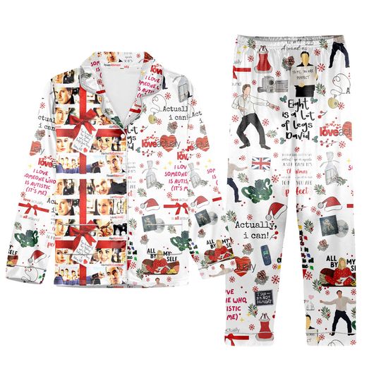 Discover Love Actually Christmas Pajama Set