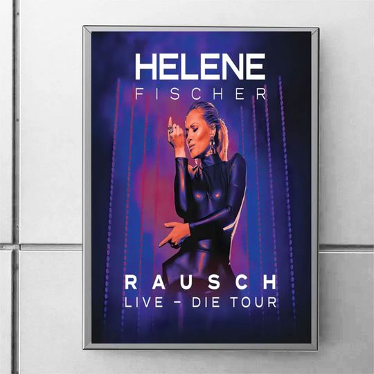 Discover Helene Fischer Live Die Tour Premium Matte Vertical Poster