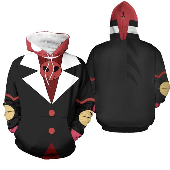 Discover Helluva Boss Blitzo Hazbin Hotel Hoodie, Hazbin Hotel Costume 3D Hoodie