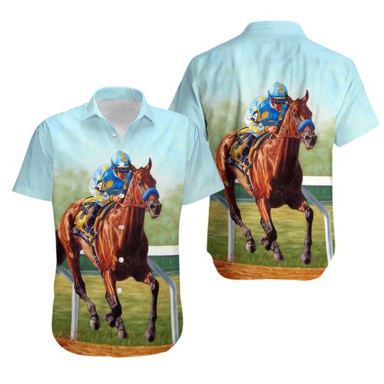 Discover Kentucky Derby Horse Racing 3D Hawaiian Shirt