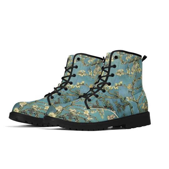 Discover Vincent van Gogh's Almond blossom Vintage Women's Canvas Boots
