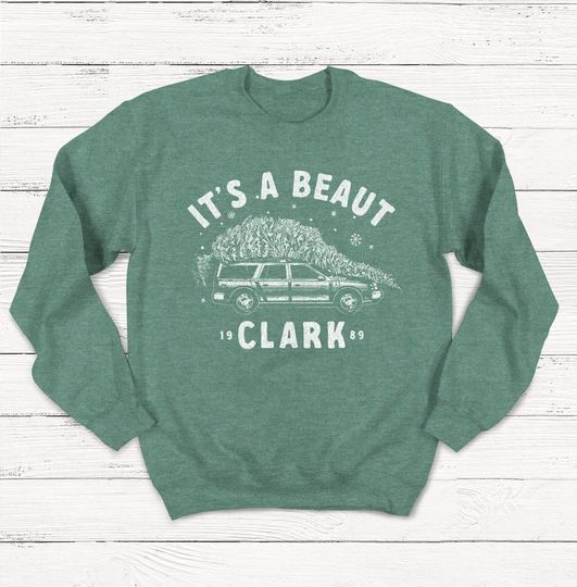 Discover It's a Beaut Clark Sweater, Funny Christmas Sweatshirt, Christmas Sweatshirt