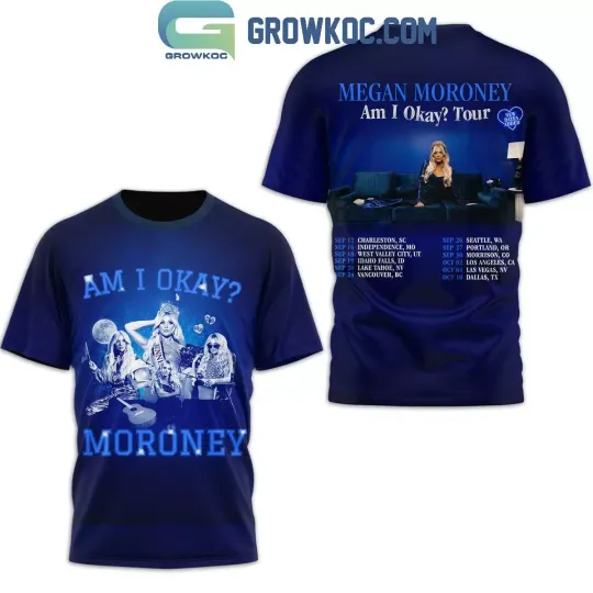 Discover Megan Moroney Am I Okay Tour 2024 3D T-Shirt